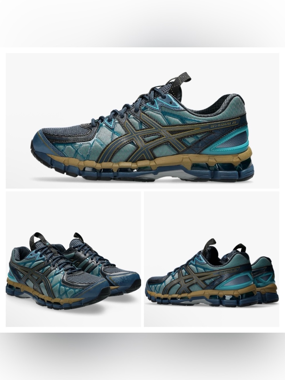 Kiko Kostadinov x ASICS UB10-S GEL-KAYANO 20 Vintage Indigo / Sea Glass Size 13